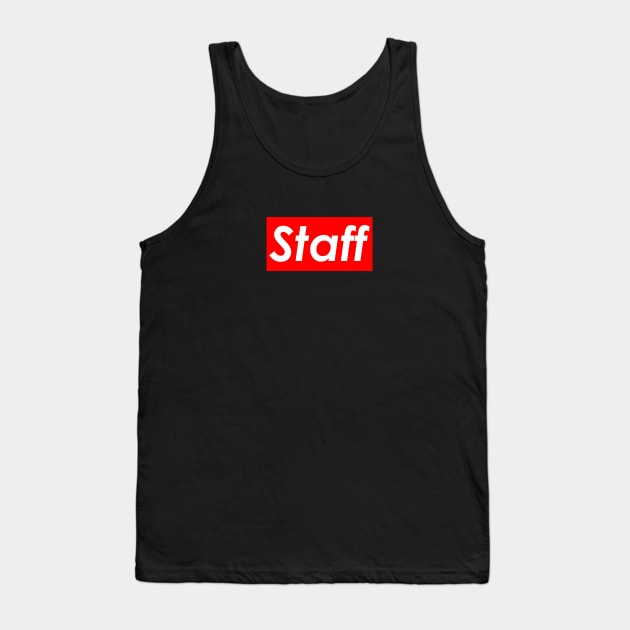 Staff (Red) Tank Top by Graograman